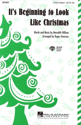 Meredith Willson, It's Beginning to Look Like Christmas 3-Part Choir Chorpartitur
