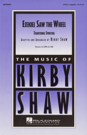 Ezekiel Saw The Wheel SATB Chorpartitur