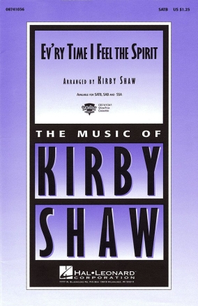 Ev'ry Time I Feel the Spirit SATB Chorpartitur