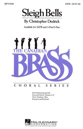 Christopher Dedrick, Sleigh Bells SATB and Piano Chorpartitur