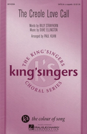 Creole Love Call for mixed choir (SATB div) and piano score