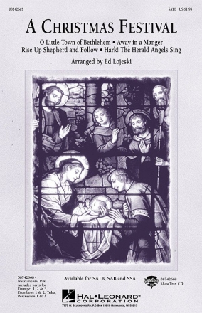 A Christmas Festival Medley SATB Chorpartitur