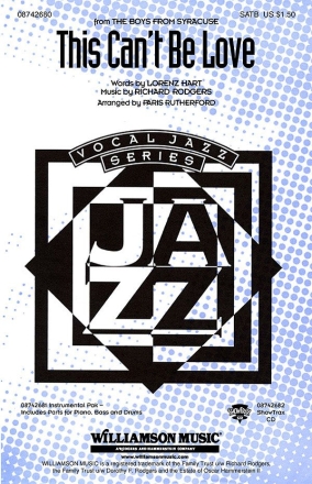 Lorenz Hart_Richard Rodgers, This Can't Be Love SATB Chorpartitur