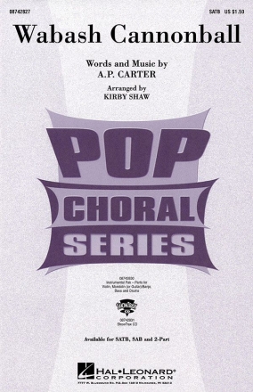A.P. Carter, Wabash Cannonball SATB Chorpartitur