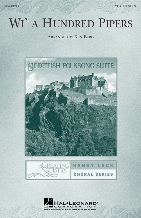 Wi' a Hundred Pipers SATB Chorpartitur