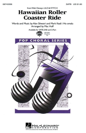 Hawaiian Roller Coaster Ride SATB and Accompaniment Chorpartitur