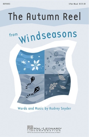 Audrey Snyder, The Autumn Reel from Windseasons 3-Part Choir Chorpartitur