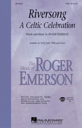 Roger Emerson, Riversong TTBB Chorpartitur