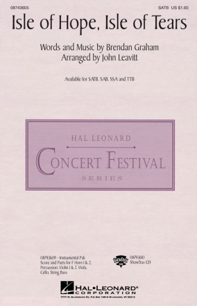 Brendan Graham, Isle of hope, isle of tears SATB and Accompaniment Chorpartitur