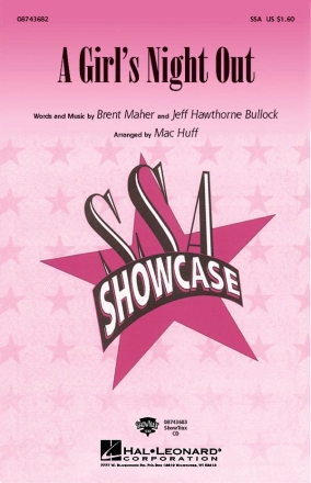 Brent Maher_Jeff Hawthorne Bullock, A Girl's Night Out SSA Chorpartitur