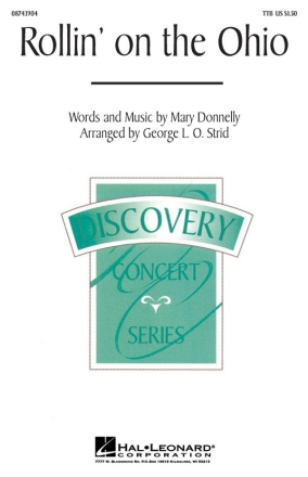 George L.O. Strid_Mary Donnelly, Rollin' on the Ohio TTBB and Piano Chorpartitur