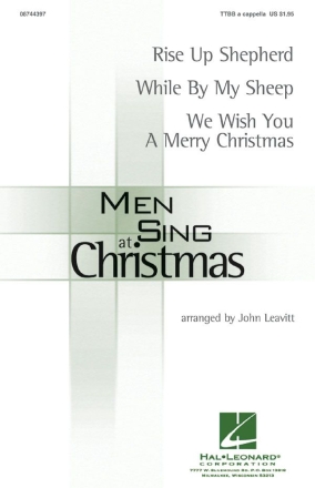 Men Sing at Christmas TTBB a Cappella Chorpartitur