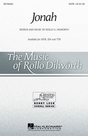 Rollo Dilworth, Jonah SATB Chorpartitur