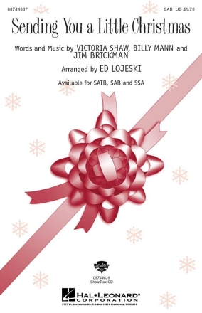 Sending You a Little Christmas SAB Chorpartitur