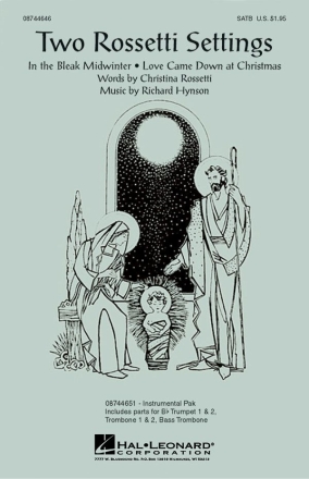 Richard Hynson, Two Rossetti Settings SATB Chorpartitur