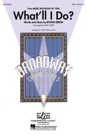 Irving Berlin, What'll I Do? SAB + accompaniment Chorpartitur