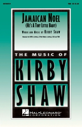 Kirby Shaw, Jamaican Noel TBB Chorpartitur