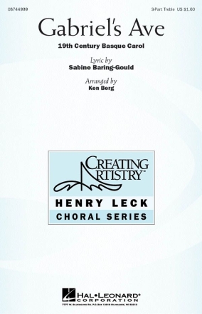 Gabriel's Ave 3-Part Choir Chorpartitur
