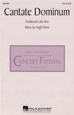 Hugh Davis, Cantate Dominum SATB Chorpartitur