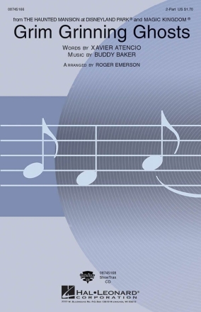 Grim Grinning Ghosts 2-Part Choir Chorpartitur