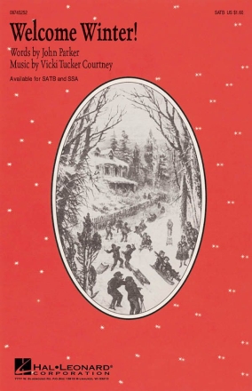 Welcome Winter! for mixed chorus and piano vocal score (en)