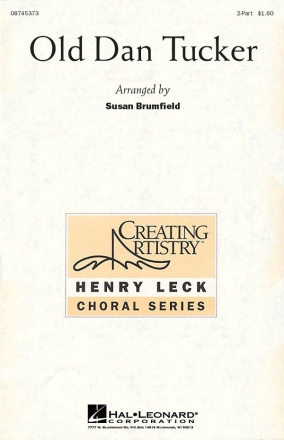 Old Dan Tucker SA and Piano Chorpartitur