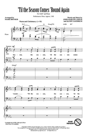 Til the Season Comes 'Round Again SAB Chorpartitur