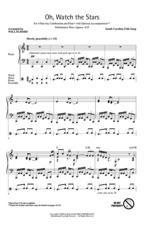Oh, Watch the Stars Chor CD