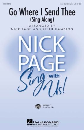 Go Where I Send Thee Sing-along Any Combination Chorpartitur