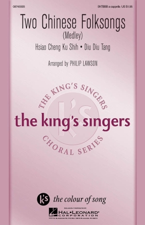 Two Chinese Folksongs SATBB Chorpartitur