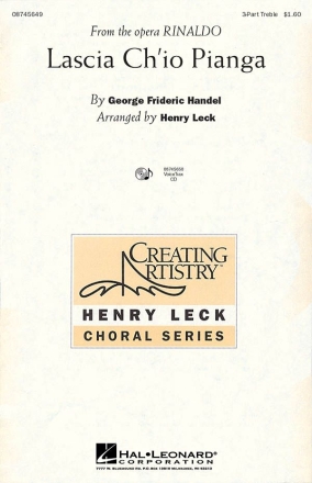 Lascia Ch'io Pianga 3-Part Choir Chorpartitur
