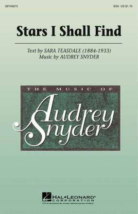 Audrey Snyder, Stars I Shall Find SSA Chorpartitur