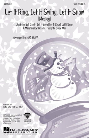 Let It Ring, Let It Swing, Let It Snow SATB Chorpartitur