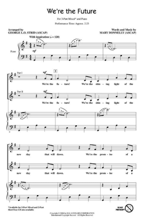 Mary Donnelly, We're the Future 3-Part Choir Chorpartitur