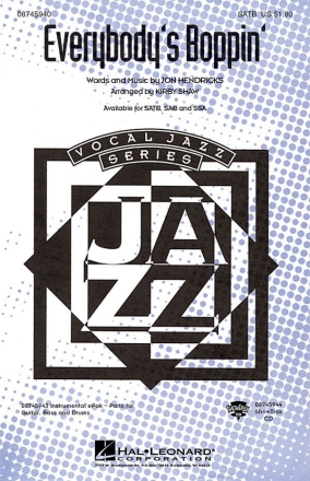 Jon Hendricks, Everybody's Boppin' SATB Chorpartitur