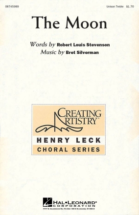 Bret Silverman, The Moon Unison Chorpartitur
