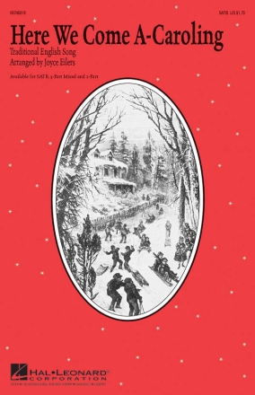Here We Come A-Caroling SATB Chorpartitur
