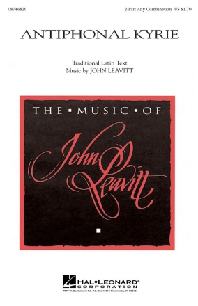John Leavitt, Antiphonal Kyrie 2-Part Choir Chorpartitur