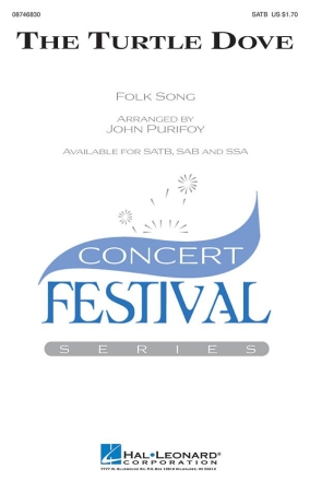 The Turtle Dove SATB and Piano Chorpartitur