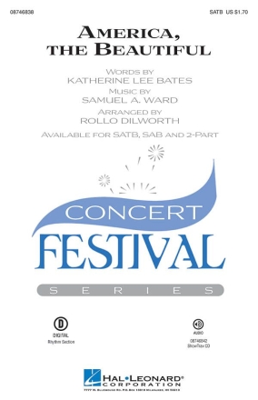 America, the Beautiful SATB Chorpartitur