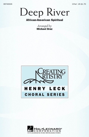 Deep River 2-Part Choir Chorpartitur