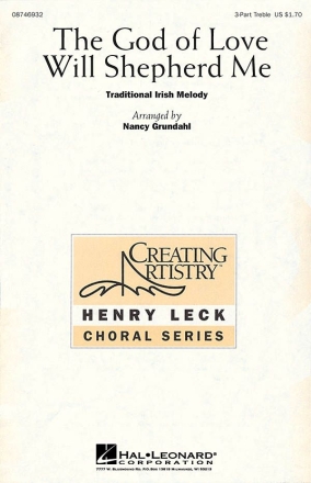 The God of Love Will Shepherd Me 3-Part Choir Chorpartitur