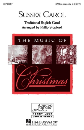 The Sussex Carol SATB Chorpartitur