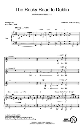 A Celtic Fantasy SSA and Piano Chorpartitur