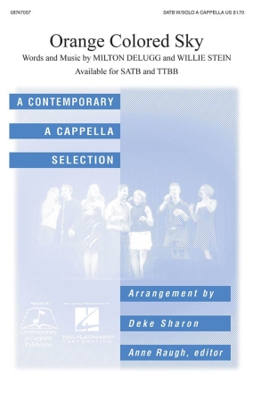 Milton DeLugg_Willie Stein, Orange Colored Sky SATB a Cappella Chorpartitur