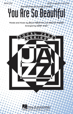 Billy Preston_Bruce Fisher, You Are So Beautiful SATB Chorpartitur
