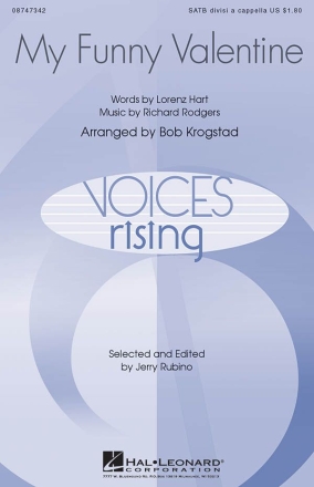 Lorenz Hart_Richard Rodgers, My Funny Valentine SATB a Cappella Chorpartitur