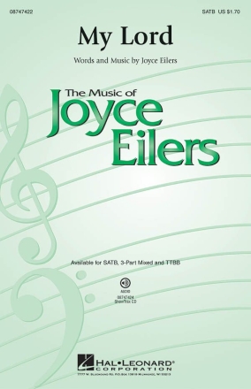 Joyce Eilers, My Lord SATB Chorpartitur