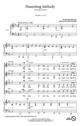 Joyce Eilers, Haunting Melody Chor CD