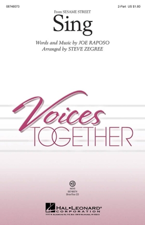 Sing 2-Part Choir Chorpartitur